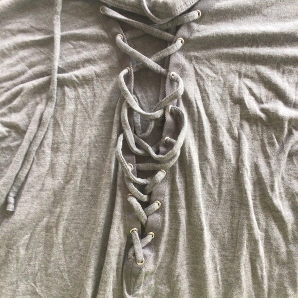 EXPRESS ONE ELEVEN LACE UP LONG SLEEVE SHIRT XS/SMALL - Picture 10 of 11